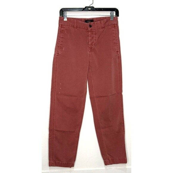 J. Crew Women's Chino Pants Distressed - Picture 1 of 8